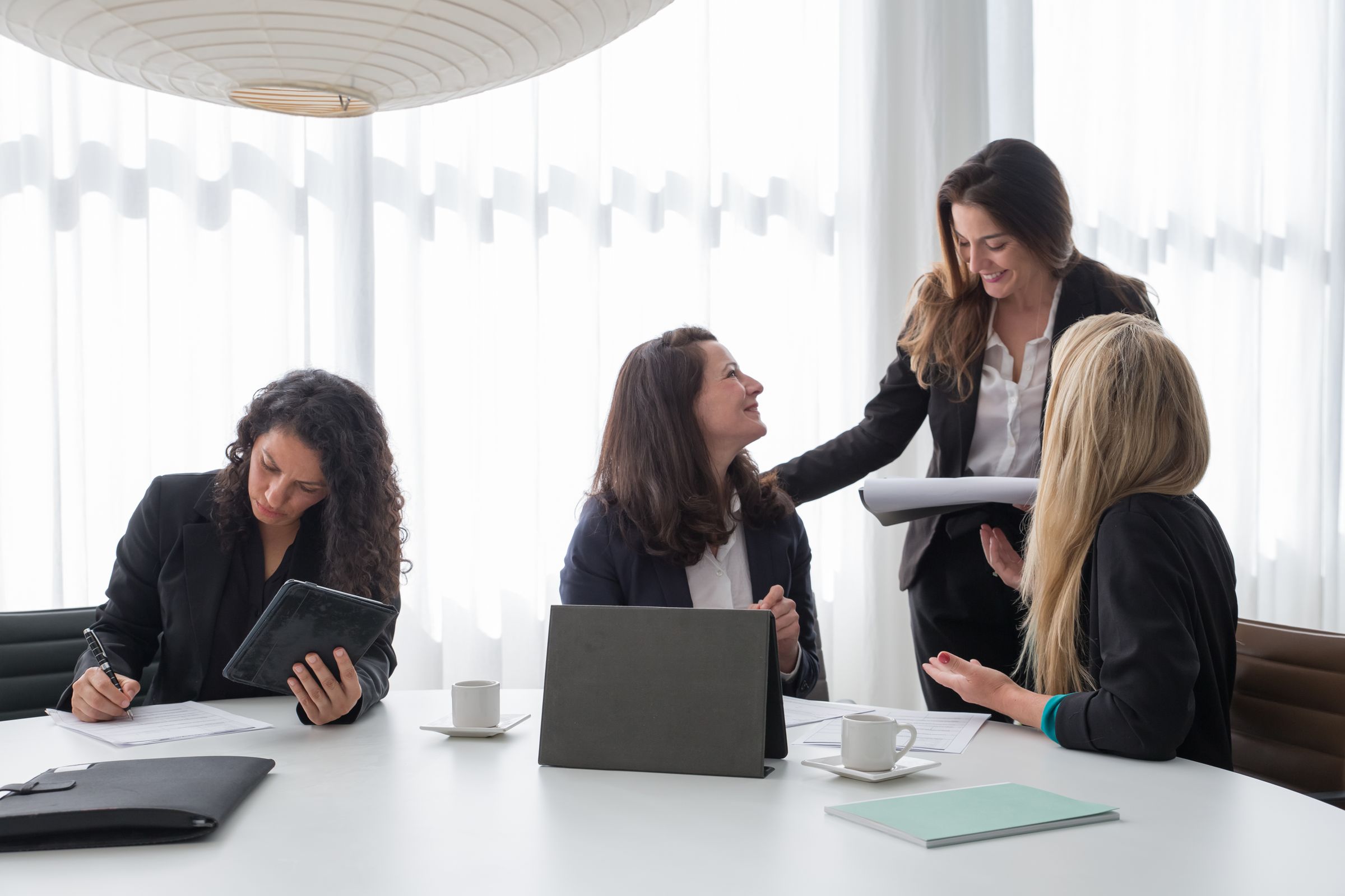 Illustrative photo: Colleagues contributing to a group discussion